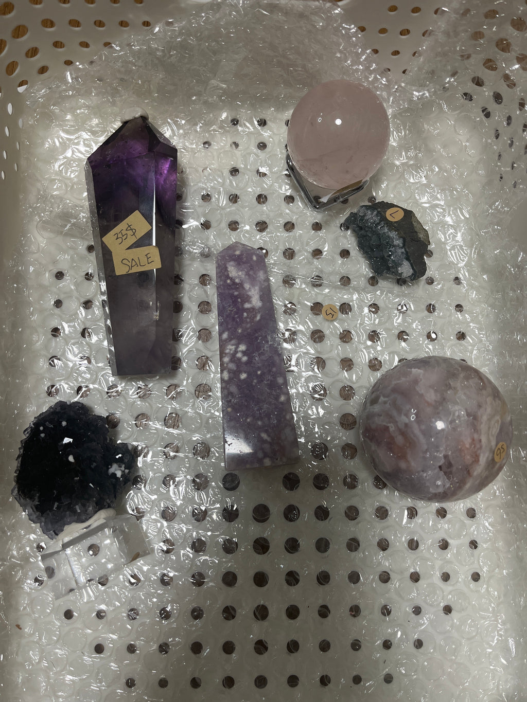 Crystal bundle angel deposit