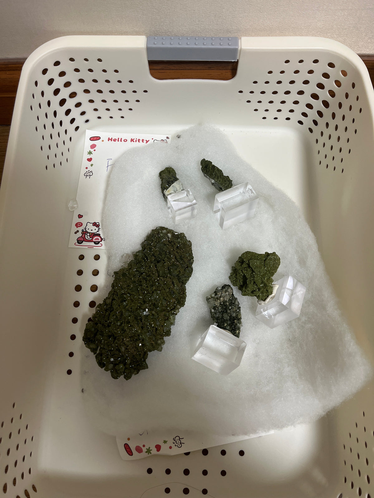 Epidote crystal bundle164