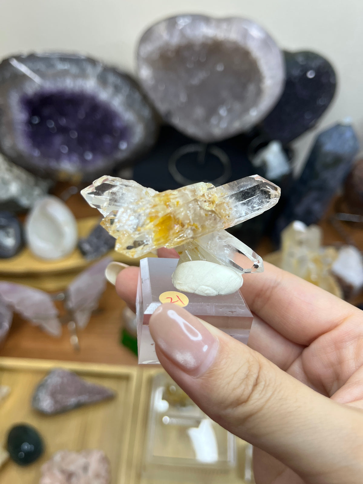 Lemurian quartz